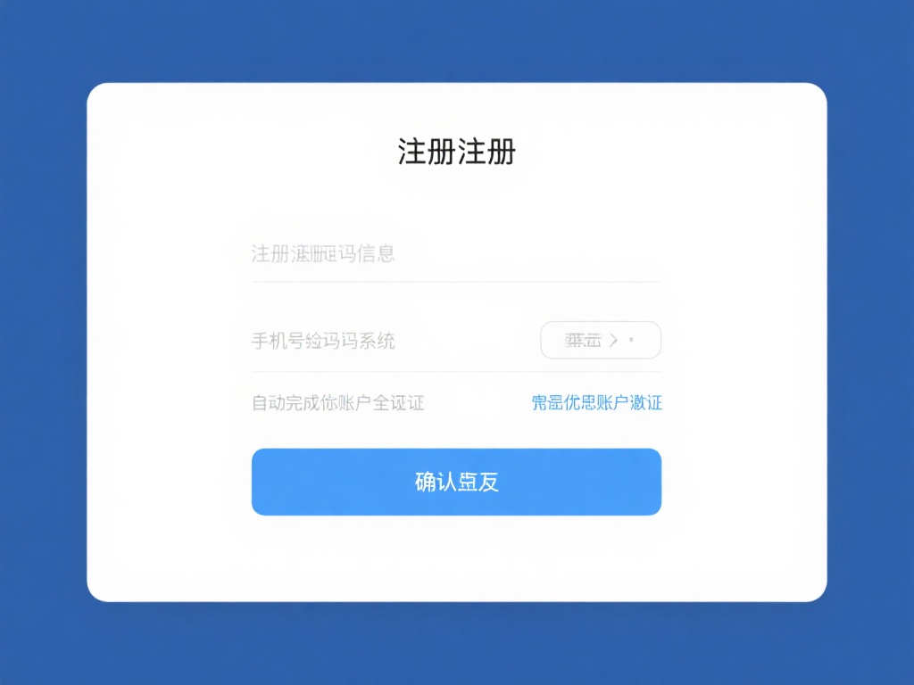 提交注册信息：点击确认后，系统会自动完成您的账户激