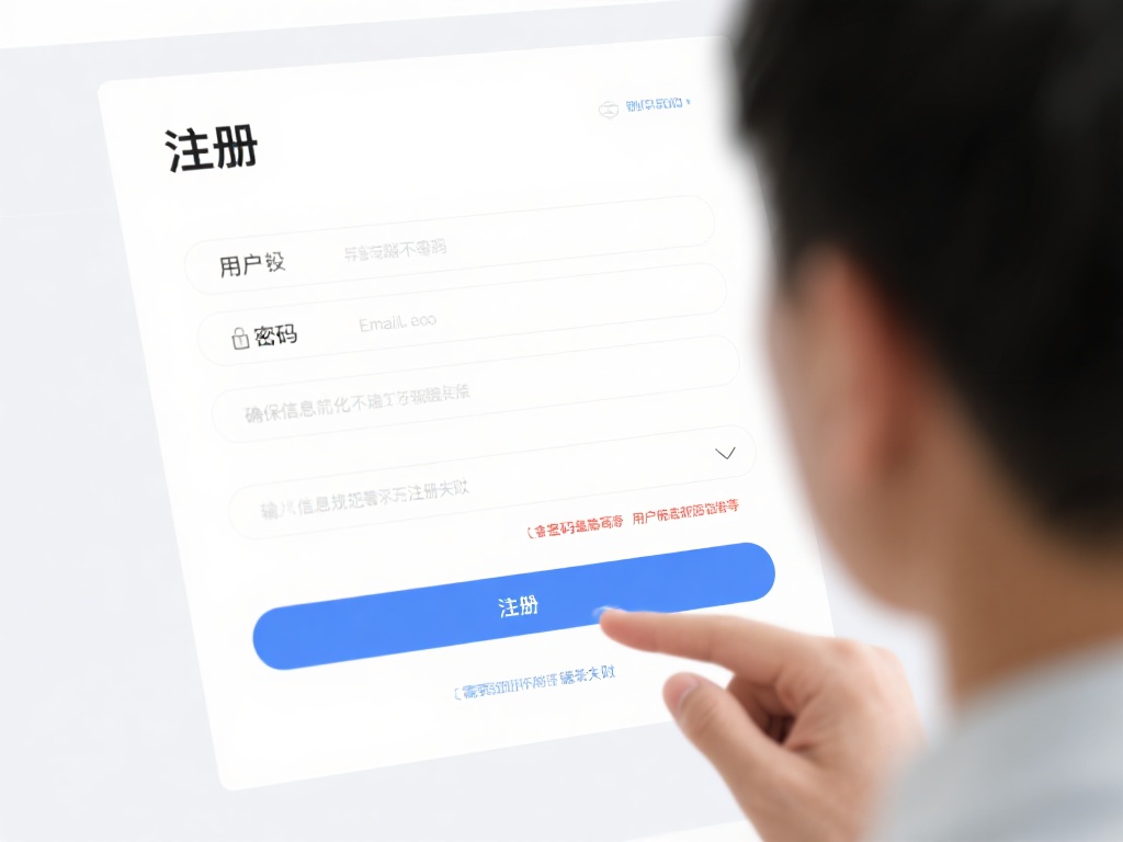 信息填写不完整或错误
在注册过程中，用户需填写一