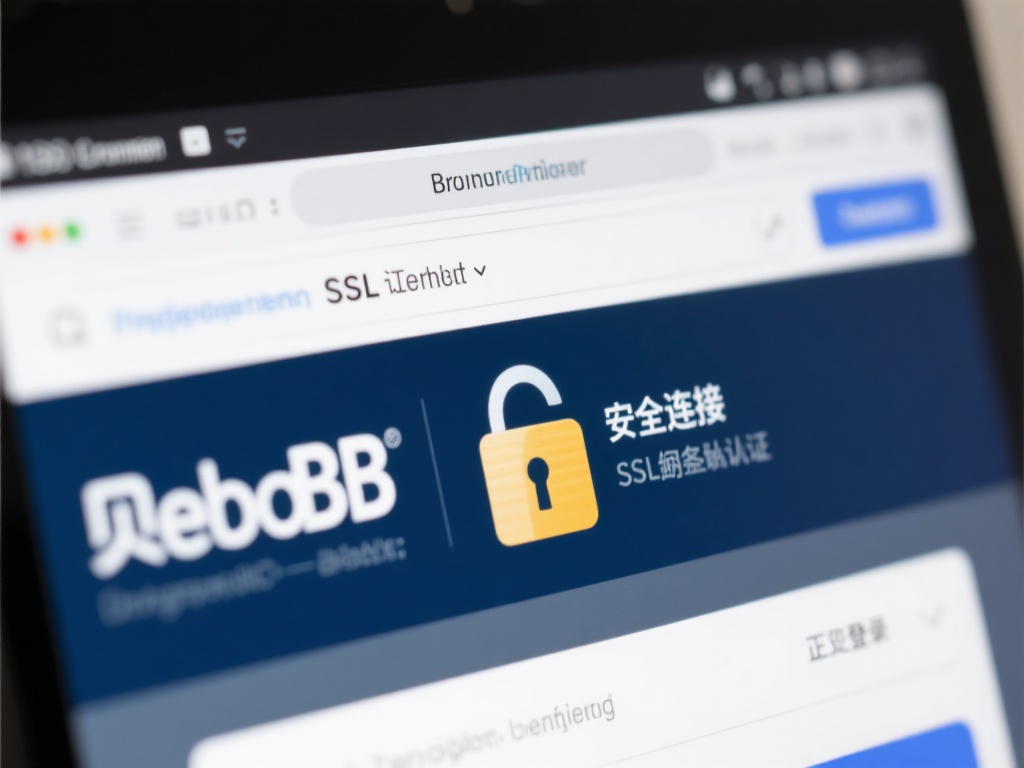 SSL证书标志：浏览器地址栏显示安全锁图标或标记了